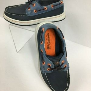 Sperry Top-Siders Boys Size 10M Boat Shoes Navy